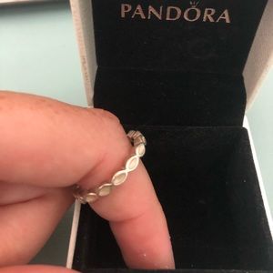 Pandora Pearl Enamel Ring
